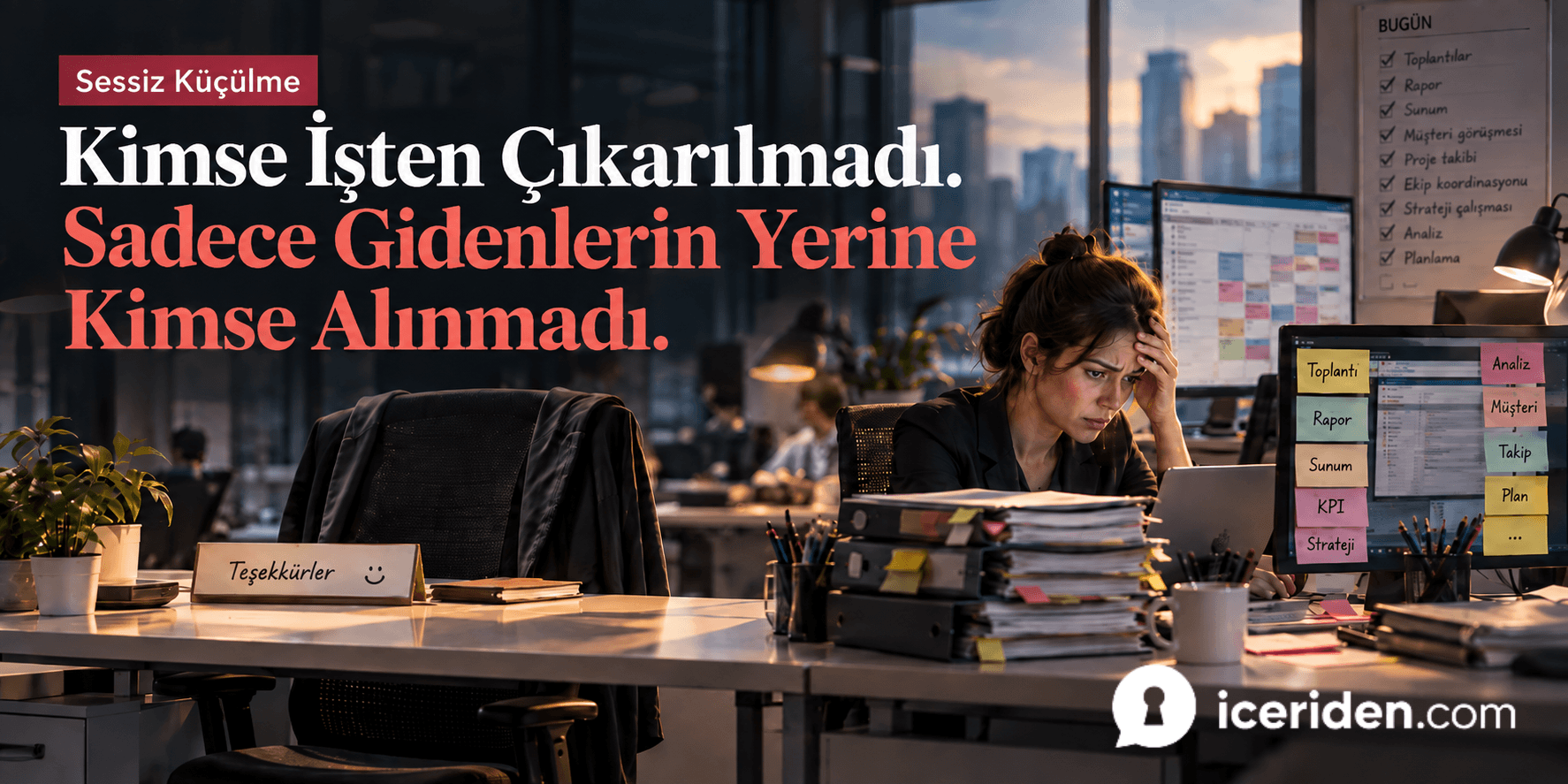 Kimse İşten Çıkarılmadı. Sadece Gidenlerin Yerine Kimse Alınmadı.